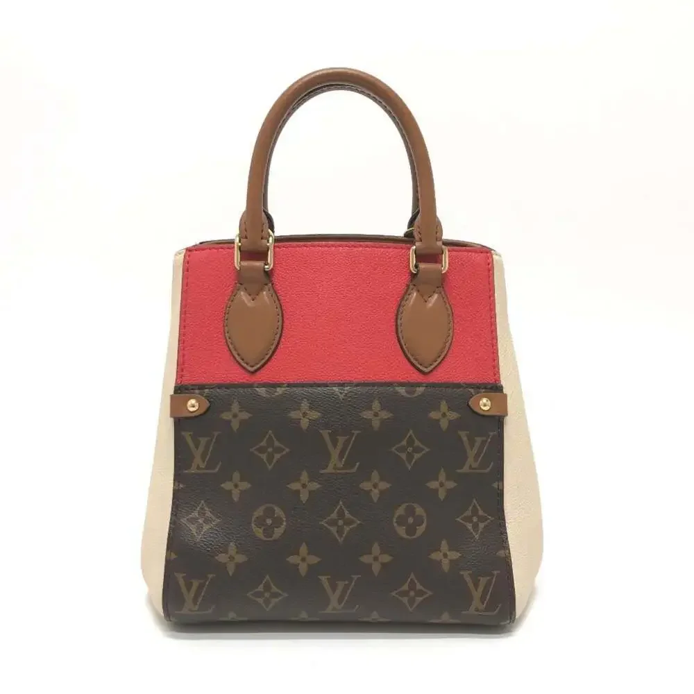 LOUIS VUITTON Brown Monogram Canvas Tote Bag